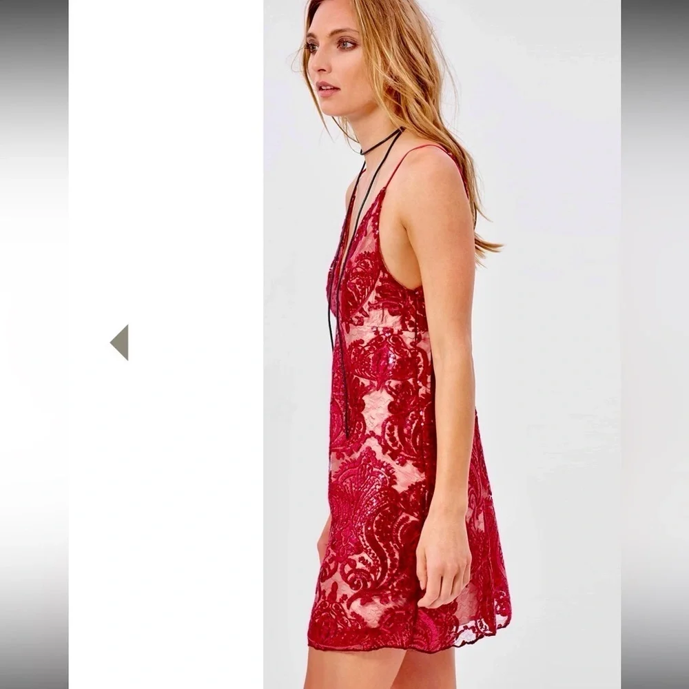 Free People Night Shimmer Mini Dress - Picture 10 of 10